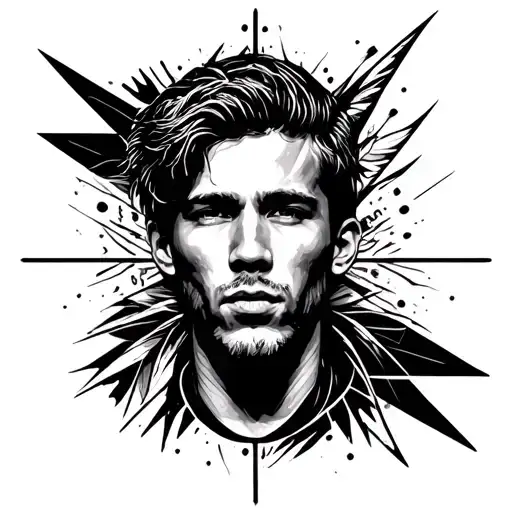  the logos of avicii, tiesto and a state of trance  together tattoo design idea