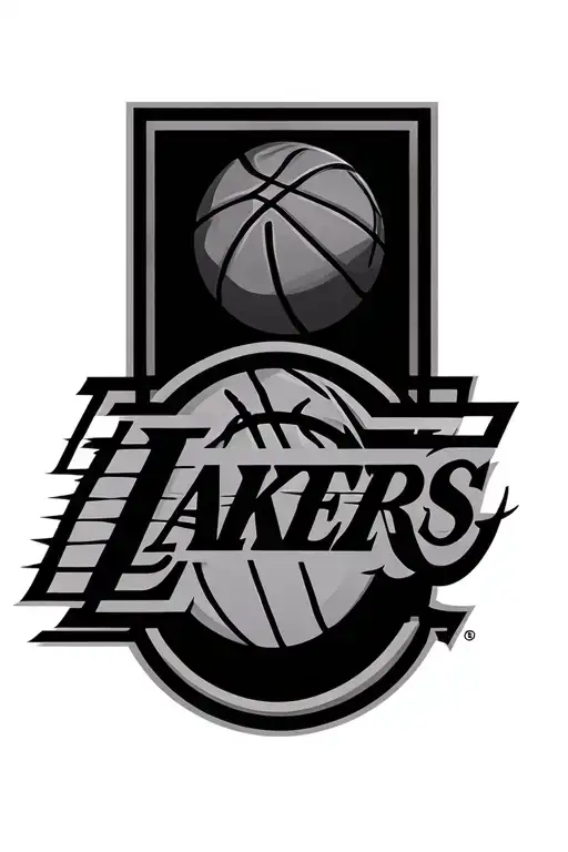 Lakers logo tattoo design idea
