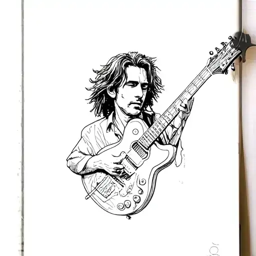 Jeff Buckley tattoo design idea