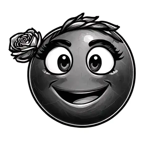 Emoji tattoo design idea