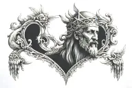 Yahweh is the Lord tattoo design idea