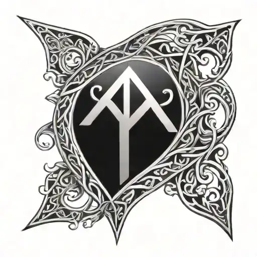 Bind Rune tattoo design idea