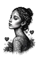 love that is impossible  tattoo design idea