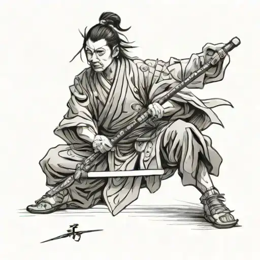 Miyamoto Musashi tattoo design idea