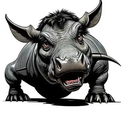 A10 Warthog tattoo design idea