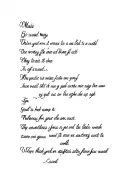 Fleetwood Mac lyrics tattoo design idea