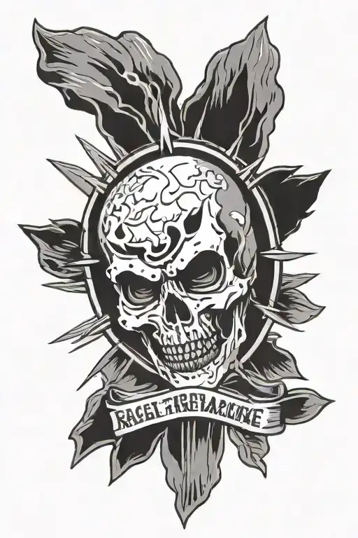 rage against the machine logo tattoo design idea