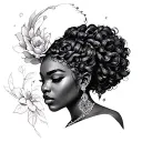 Oshun tattoo design idea