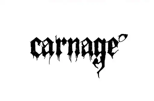 "Carnage" tattoo design idea