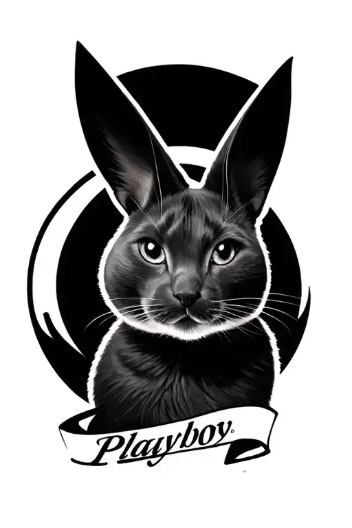 Playboy tattoo design idea