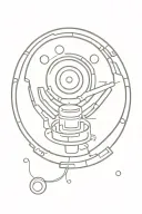 45 rpm adapter tattoo design idea