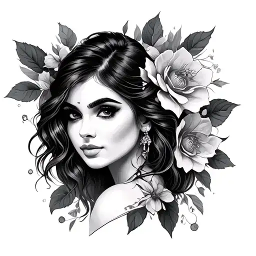 Kajal tattoo design idea
