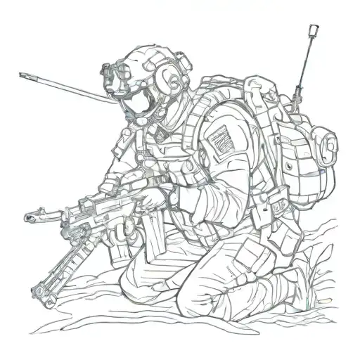 navy seal tattoo design idea