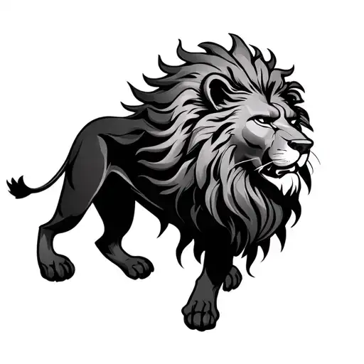 Czech Lion tattoo design idea