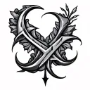 2018 In Roman Numerals tattoo design idea