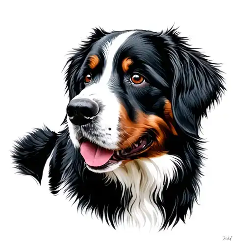 Bernese tattoo design idea