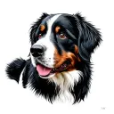 Bernese tattoo design idea