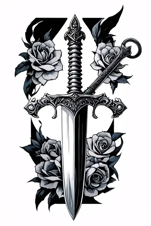 sword & Thomas  tattoo design idea