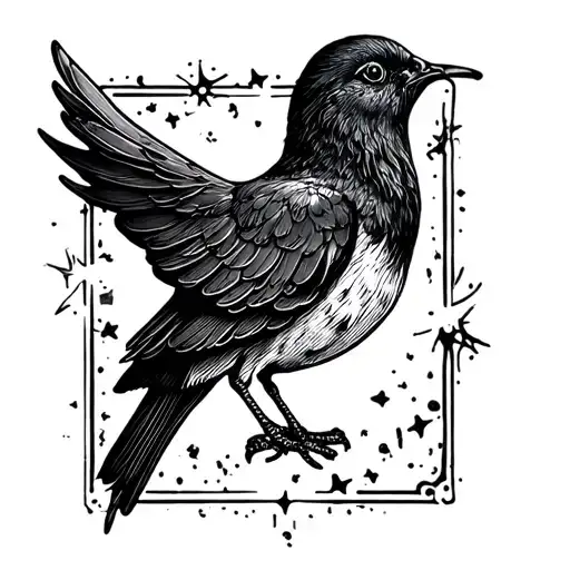 lil peep crybaby dove as a semicolon tattoo design idea