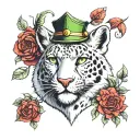 Snow Leopard, Fox, Shrek tattoo design idea