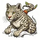 Snow Leopard, Fox, Shrek tattoo design idea