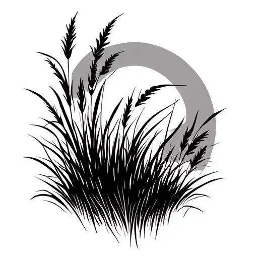 Tall Grass tattoo design idea