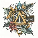 math difference sign tattoo tattoo design idea