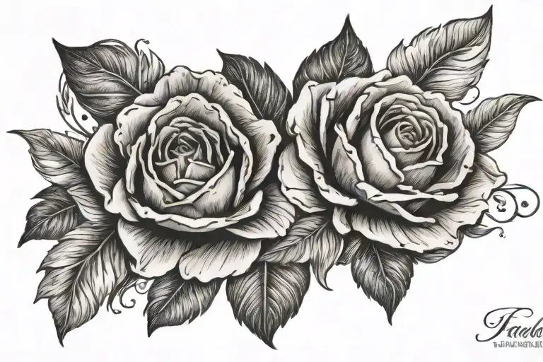 name and marriage date tattoo tattoo design idea