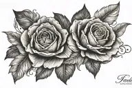 name and marriage date tattoo tattoo design idea