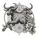 Taurus Gemini Leo tattoo design idea
