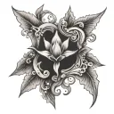 Vaginal tattoo design idea