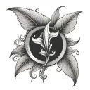 Vaginal tattoo design idea