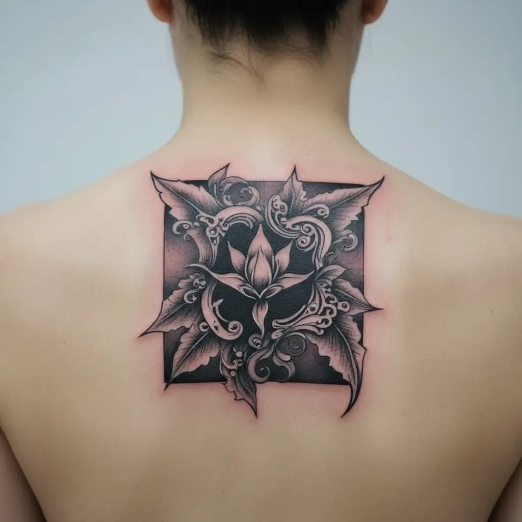 Vaginal tattoo design idea