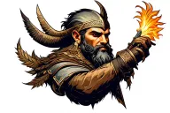 heimdall nordic tattoo design idea