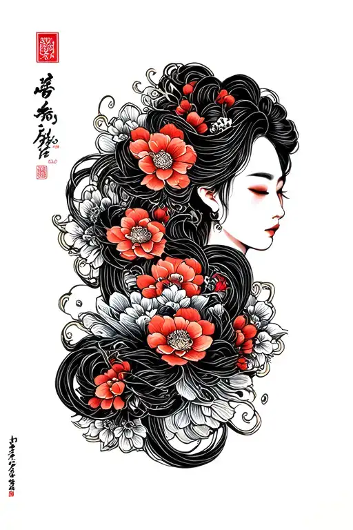 • The first folder, a small, softly curled tangle with eyes closed, symbolizes its soul, tender and vulnerable. • The se tattoo design idea