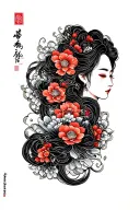 • The first folder, a small, softly curled tangle with eyes closed, symbolizes its soul, tender and vulnerable. • The se tattoo design idea