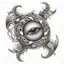 Vaginal tattoo design idea