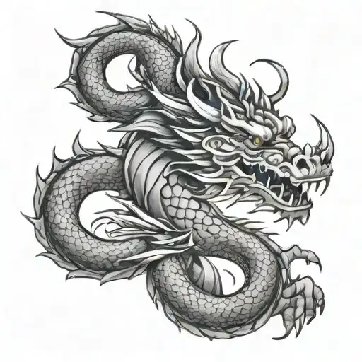 Filipino dragon tattoo design idea