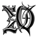 2003 Roman numerals tattoo design idea