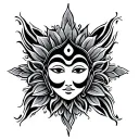 Aum tattoo design idea