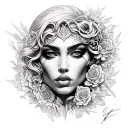 Versace design going thru tattoo design idea