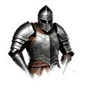 Gladiator Armor tattoo design idea