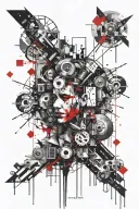 Quiet comprehending of the ending of it all. tattoo design idea