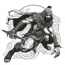 dahaka character prince of persia warrior within tattoo design idea