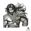dahaka character prince of persia warrior within tattoo design idea