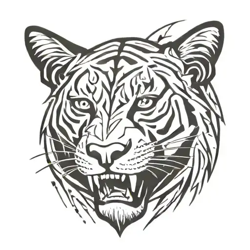 savage tattoo design idea