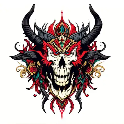 Belial tattoo design idea