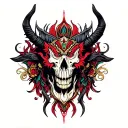 Belial tattoo design idea