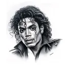 Michael jackson com tattoo design idea