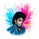 Michael jackson com tattoo design idea